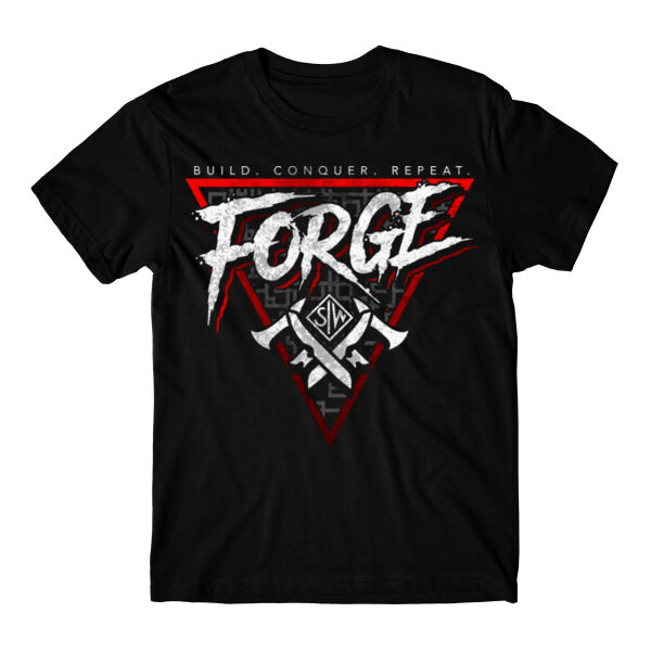 FORGE - BUILD. CONQUER. REPEAT. - PREMIUM T-SHIRT -  QJPH4A Thumbnail