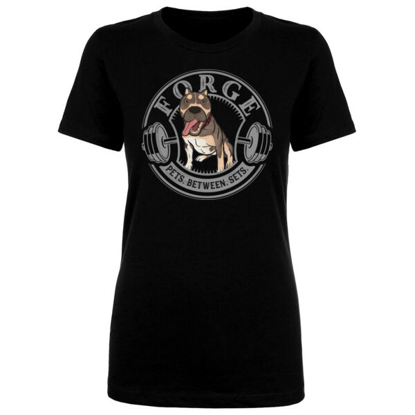 FORGE - PETS. BETWEEN. SETS. - WOMEN'S FITTED T-SHIRT - BHYNCU Thumbnail