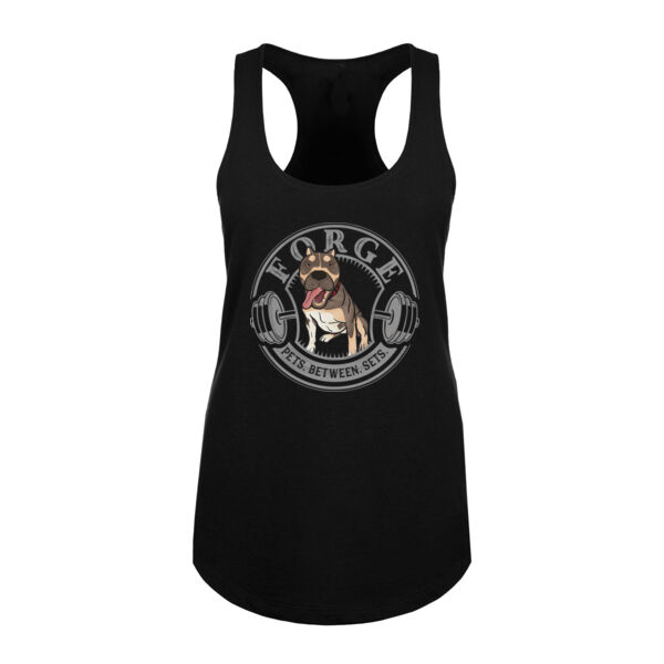 FORGE - PETS. BETWEEN. SETS. - WOMEN'S FITTED TANK TOP - $X6ZNCT$ Thumbnail