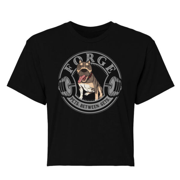 FORGE - PETS. BETWEEN. SETS. - WOMEN'S CROPPED T-SHIRT - $SRGP7Z$ Thumbnail