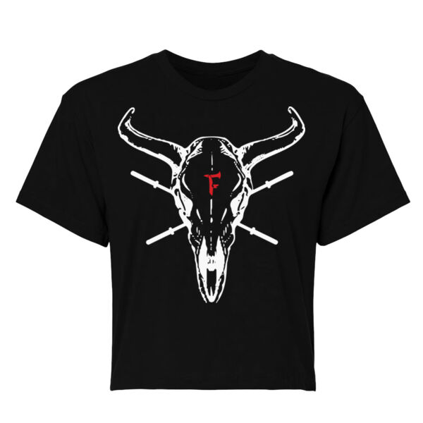 FORGE - FORGED IN WYO - WOMEN'S CROPPED T-SHIRT - $RCVSEK$ Thumbnail